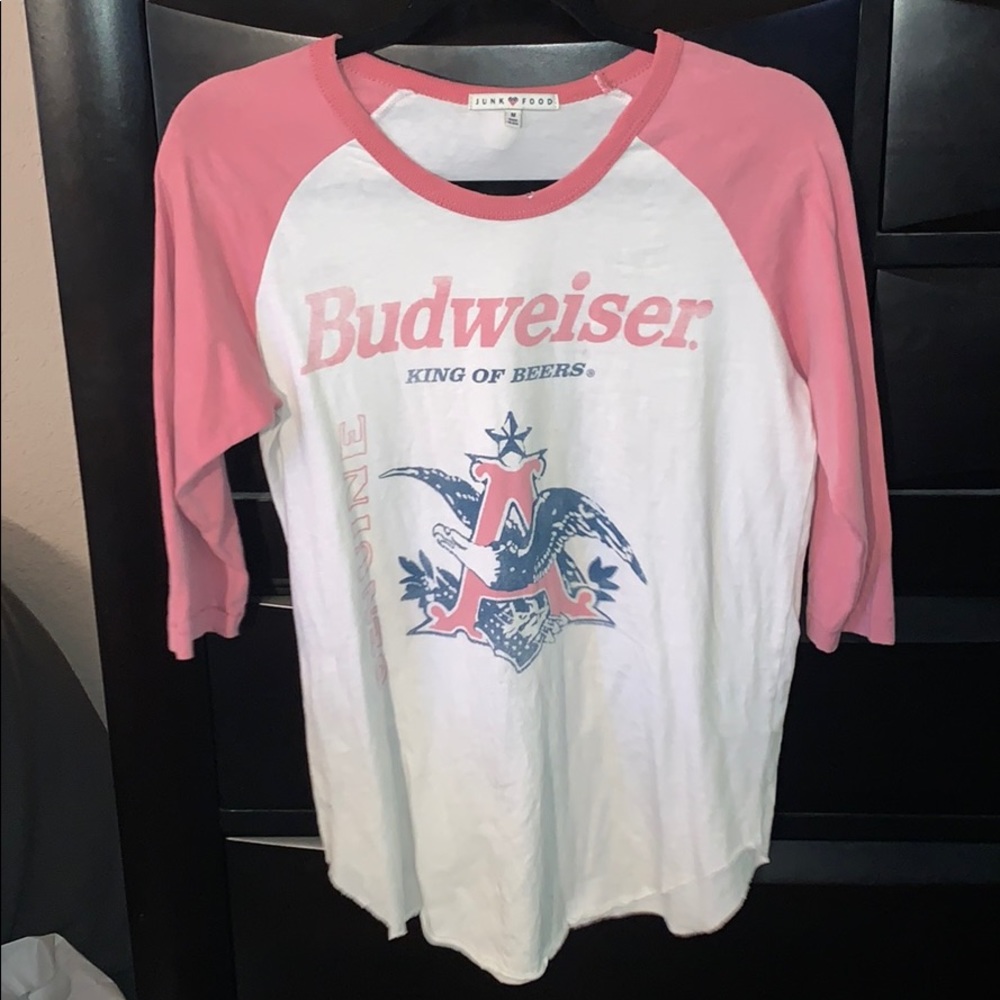 Junk Food Baseball Budweiser Tee